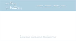 Desktop Screenshot of parc-vallieres.fr